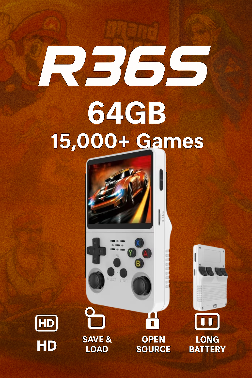 🎮 Retro Handheld Game Console