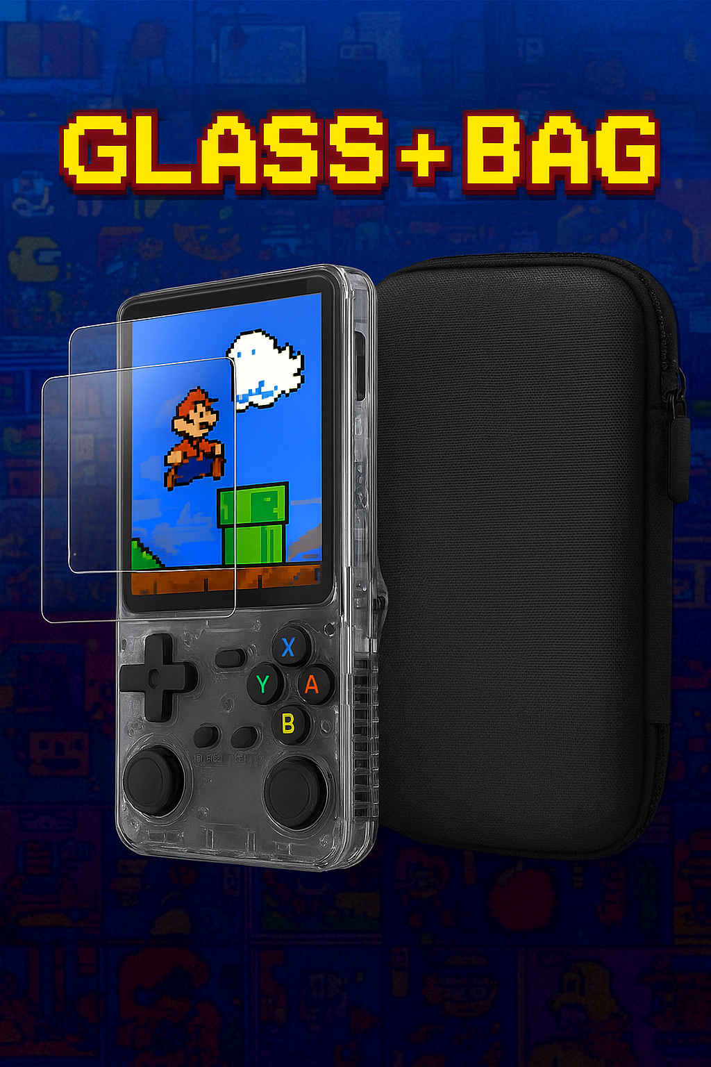 Protection Pack – Screen Glass & Storage Bag