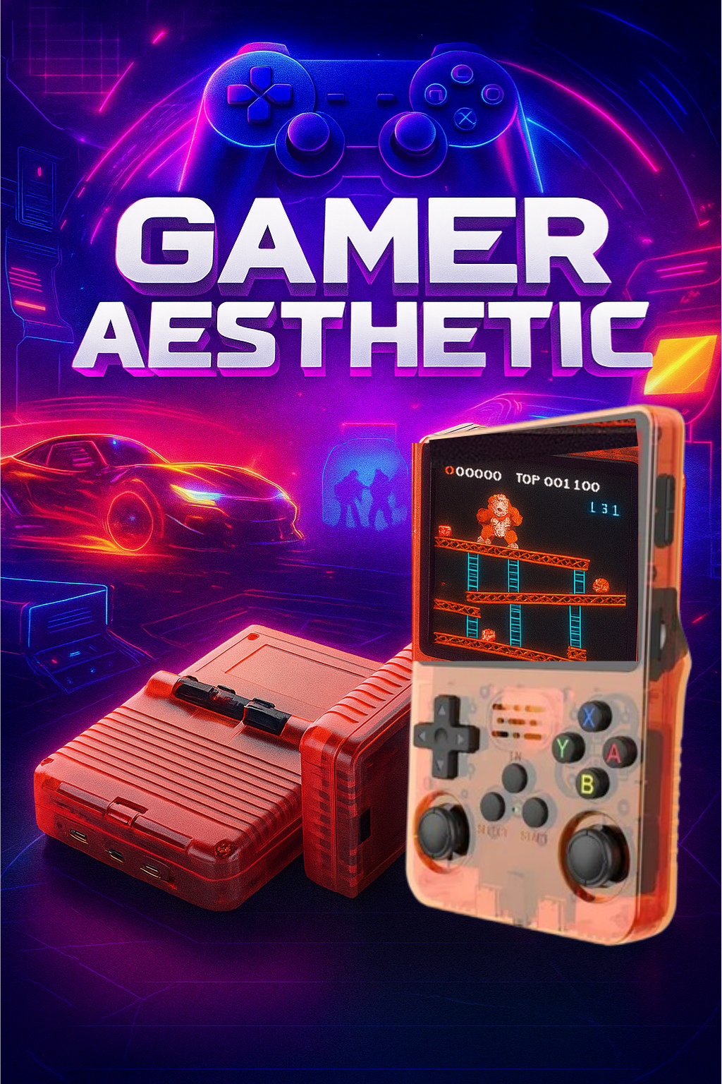 🎮 Retro Handheld Game Console