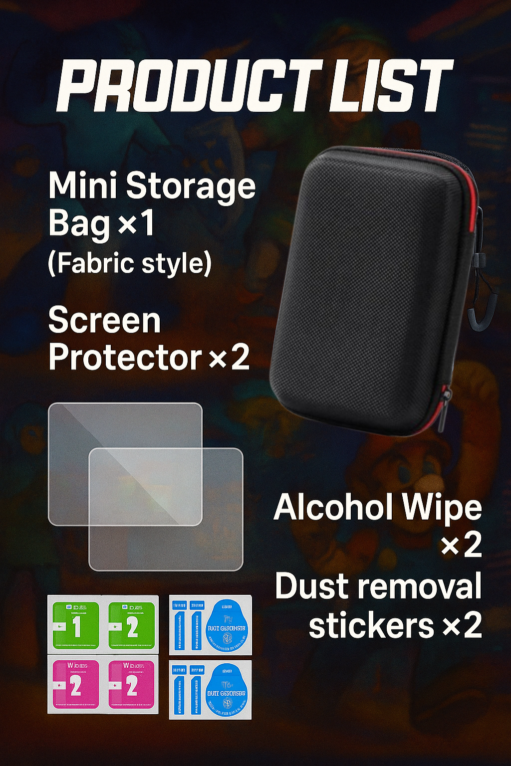 Protection Pack – Screen Glass & Storage Bag