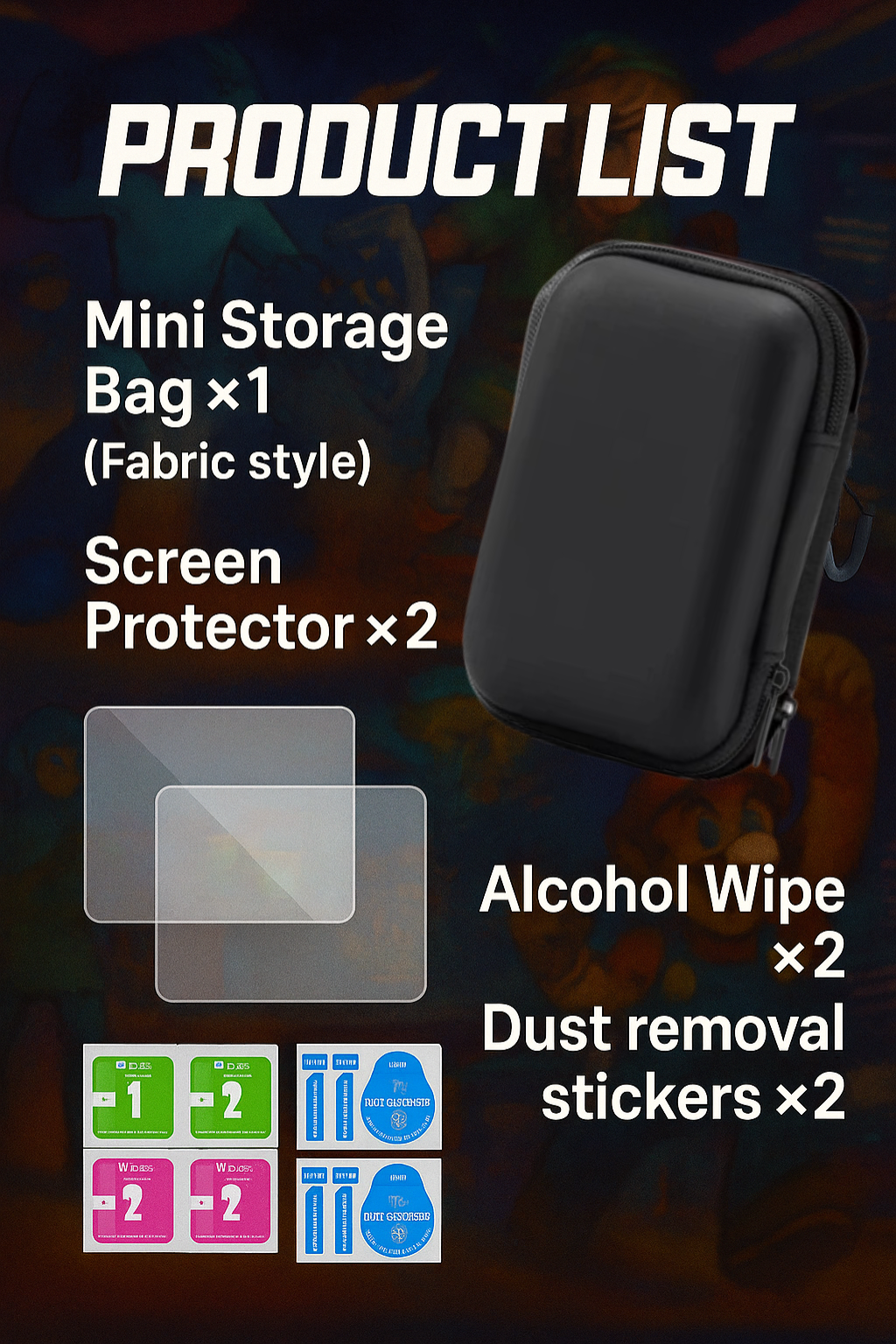 Protection Pack – Screen Glass & Storage Bag