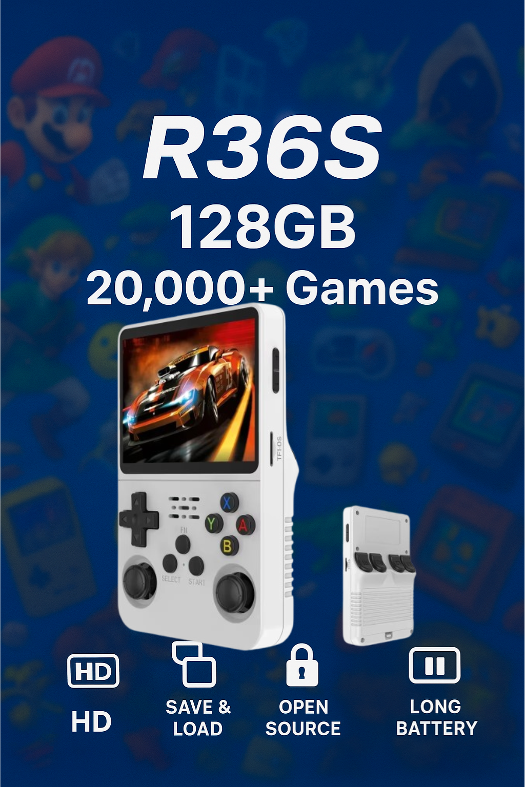 🎮 Retro Handheld Game Console
