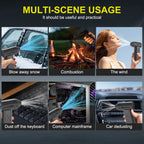 Powerful Electric Air Duster: 130000RPM & 80W Portable Car Washer for Effortless Interior Cleaning