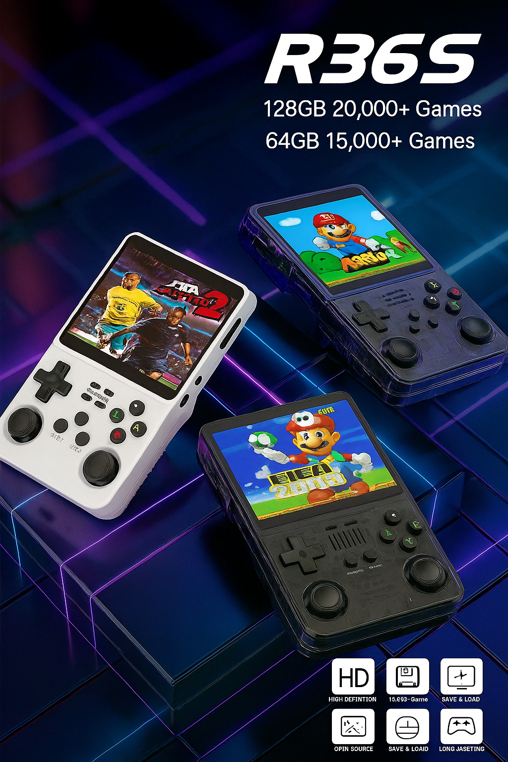 🎮 Retro Handheld Game Console
